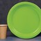 24 Count Lime Green Round Dessert Plates for Summer Parties 7 Inch